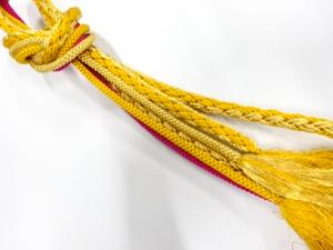 正絹　手組帯締め